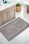 Mijölnir Enjoy - Alfombrilla de baño Gris 60 x 100 cm
